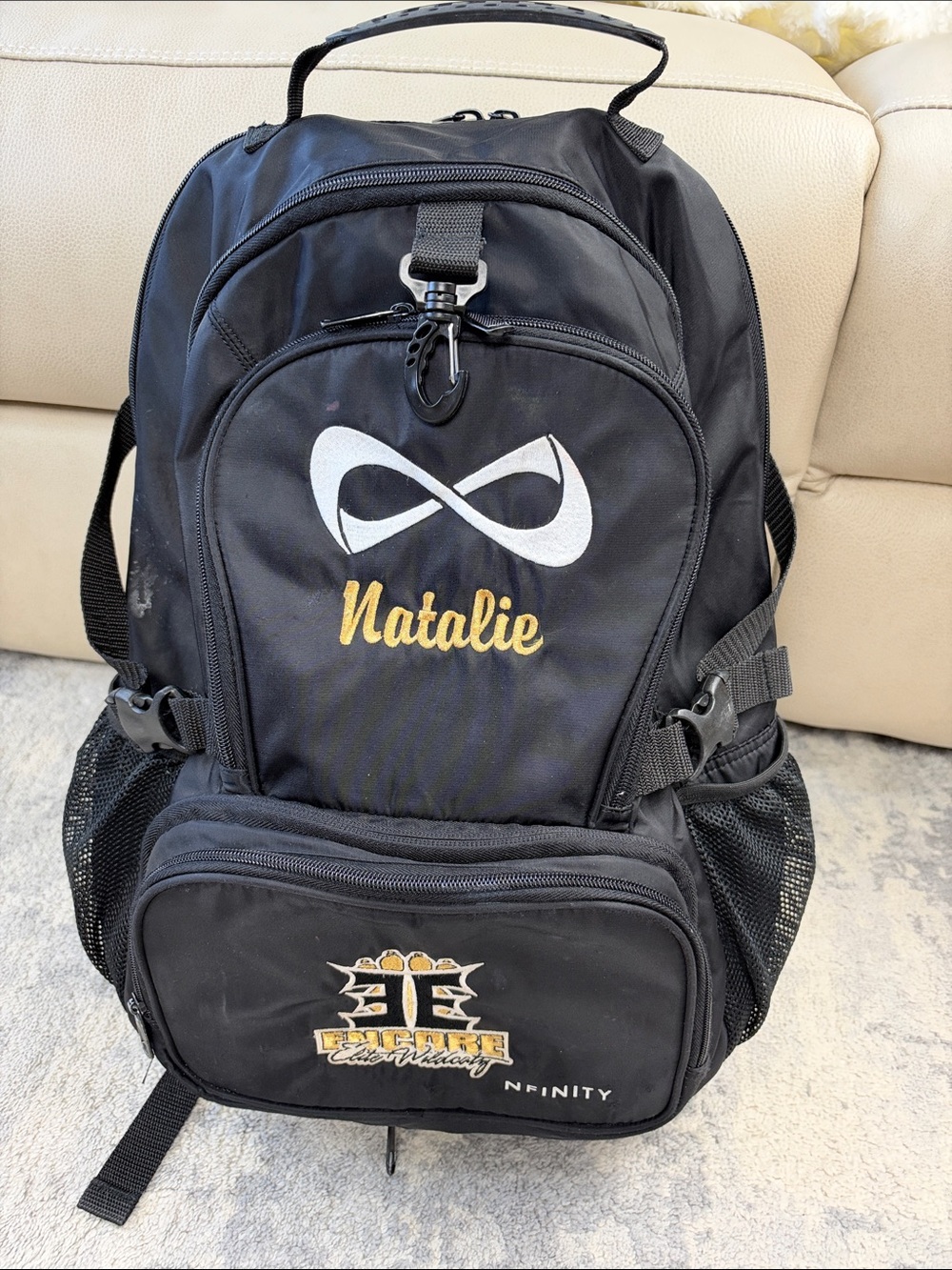 NFINITY Cheerleader Backpack Embroidered Natalie Cheer
